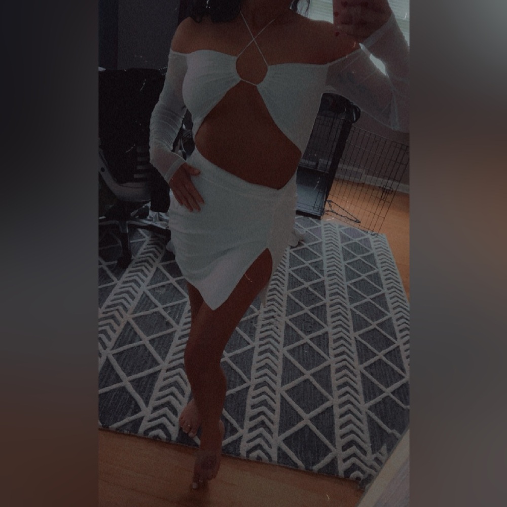 White dress
